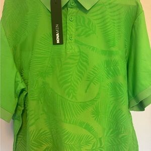 Fashion Nova Vibrant Green Polo Shirt